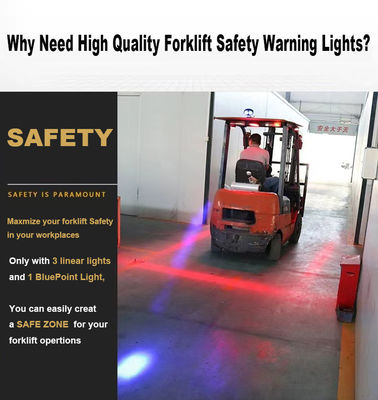 Various Hyder Forklift Safety Lights for Any Forklift Models Red Blue Color Warning