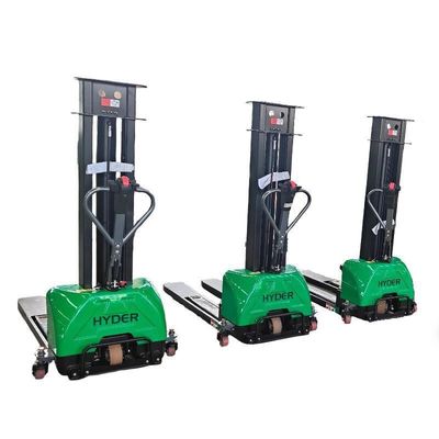 1.3m Lifting Self Loading Pallet Stacker Electric Forklift with 1T Load Capacity
