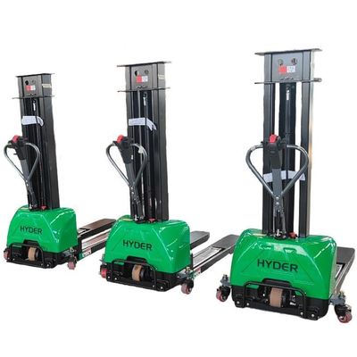 1.3m Lifting Self Loading Pallet Stacker Electric Forklift with 1T Load Capacity