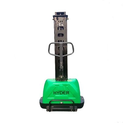 Semi Electric Stacker 500kg 800mm Forklift Self Lifting Loading Equipment for Warehouse