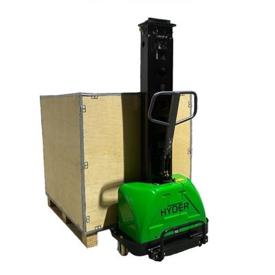 Semi Electric Stacker 500kg 800mm Forklift Self Lifting Loading Equipment for Warehouse