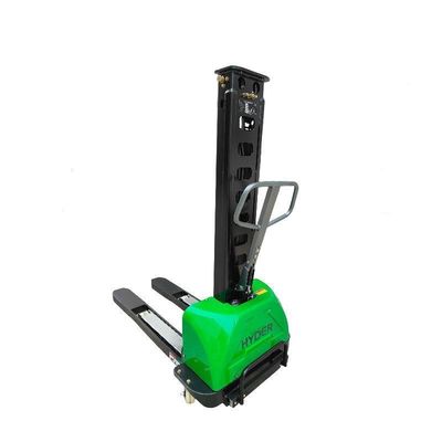 Semi Electric Stacker 500kg 800mm Forklift Self Lifting Loading Equipment for Warehouse