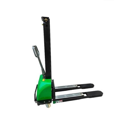 Semi Electric Stacker 500kg 800mm Forklift Self Lifting Loading Equipment for Warehouse