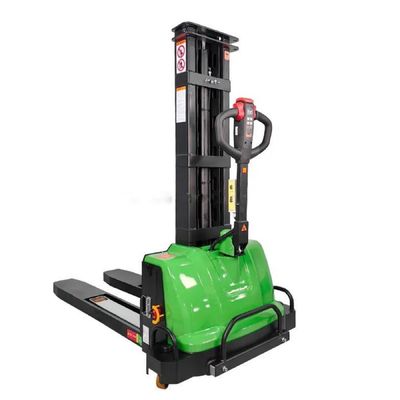 Electric Self Loading Pallet Stacker with 1.6m Lifting Height and ≤1T Load Capacity