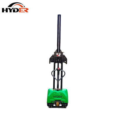 1000kg 1.0ton Loading Capacity Self Lifting Stacker with Yellow Color and AC/DC Motor