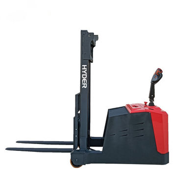 Hyder Htb15c Fully Electric Pallet Stacker Standing on Stacker for Material Handling