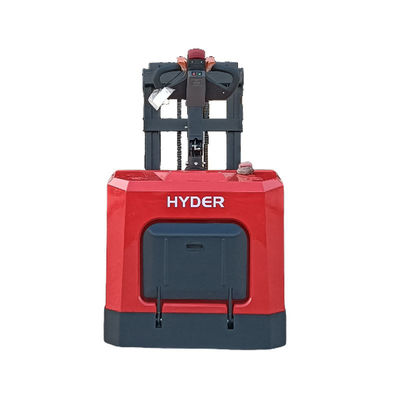 Hyder Htb15c Fully Electric Pallet Stacker Standing on Stacker for Material Handling