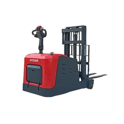 Hyder Htb15c Fully Electric Pallet Stacker Standing on Stacker for Material Handling