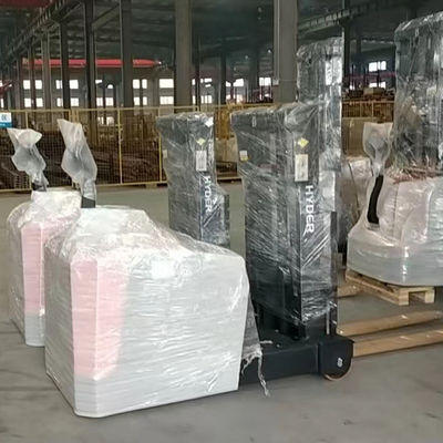 Hyder Htb15c Fully Electric Pallet Stacker Standing on Stacker for Material Handling