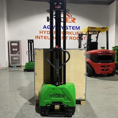 Full Electric Pallet Stacker Self Loading Stacker with 800/1000/1300/1600mm Lift Height