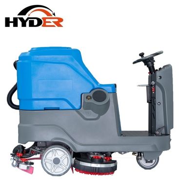 Single Brush Electric Automatic Floor Scrubber with Ride-on Driving Type IDE-Onhoxd85s