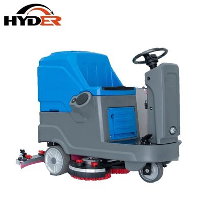 Single Brush Electric Automatic Floor Scrubber with Ride-on Driving Type IDE-Onhoxd85s