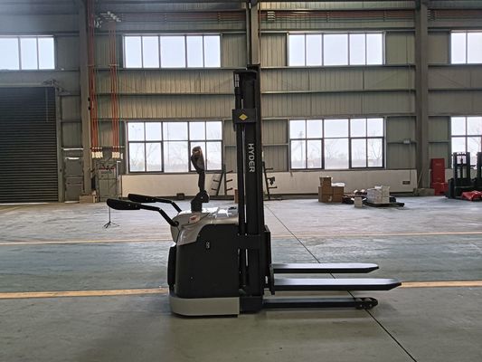 Electric Pallet Stacker with 2000kg Load Capacity and 5.5m Lift Height using AC Motor