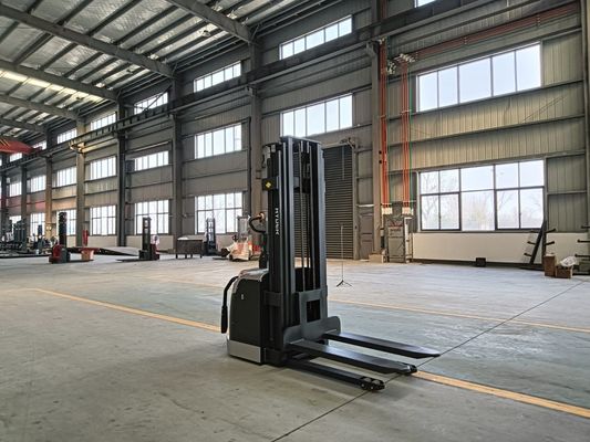 Electric Pallet Stacker with 2000kg Load Capacity and 5.5m Lift Height using AC Motor