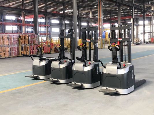 Electric Pallet Stacker with 2000kg Load Capacity and 5.5m Lift Height using AC Motor