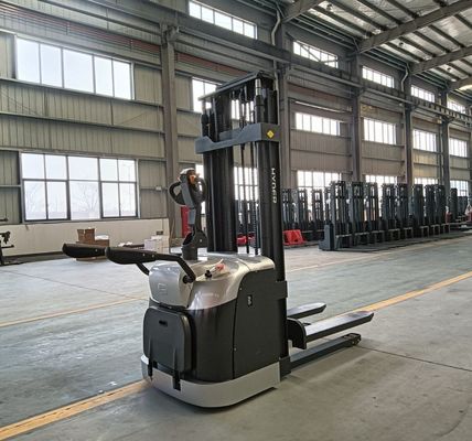 Stacker Max to 5.5m Lifting Height 2000kg Load Capacity Electric Pallet Stacker with EPS