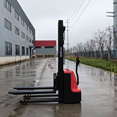 Material Handling 1.5t Load Capacity Electric Pallet Stacker with 3m Lift Height