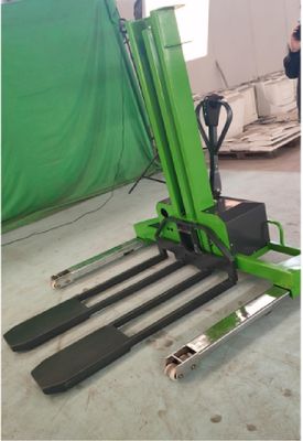 1.0 Ton Load Capacity Semi Electric Pallet Stacker for Heavy Warehouse Handling