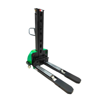 Electric Forklift 700kg Load Capacity 1300mm Self Lifting Stacker for Container Unloading