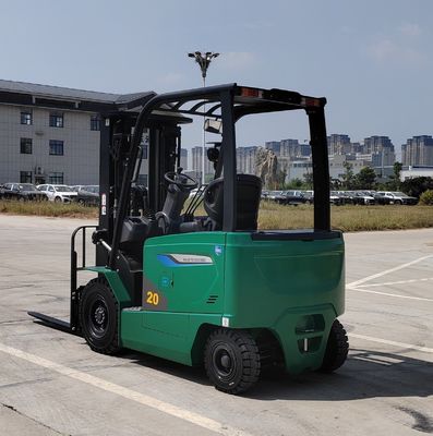 2000kg Four Wheel Lithium Battery Forklift Trucks with Tilt Control and On-Board Charger