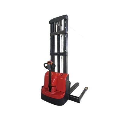 500mm Load Center Htb15e Electric Forklift Straddle Pallet Stacker for Block Pallet