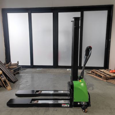 Electric Self Loading Stacker Pallet Truck Lift Vans Stacker Load center 400 Operation