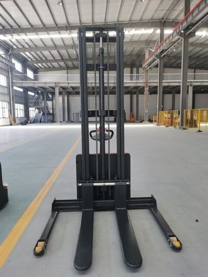 Htb15e Full Electric Pallet Stacker Lifter Straddle Electric Stacker for Block Pallets
