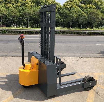 Rough Terrain 1.5-3.0ton Electric Pallet Stacker with 2.2kw Lift Motor and Walkie Design