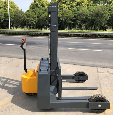 Rough Terrain 1.5-3.0ton Electric Pallet Stacker with 2.2kw Lift Motor and Walkie Design