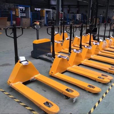 2.0t-3.0t Load Capacity All Terrain Pallet Truck with 550/685mm Fork and Mini Jack