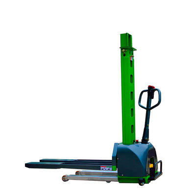 1000kg Capacity Electric Stacker with 800/1300mm Lifting Height and Portable Function