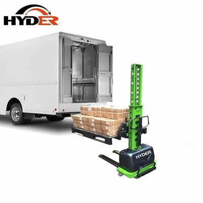 300kg/500kg/700kg/1000kg Self Loading Stacker Electric Forklift with Portable Design