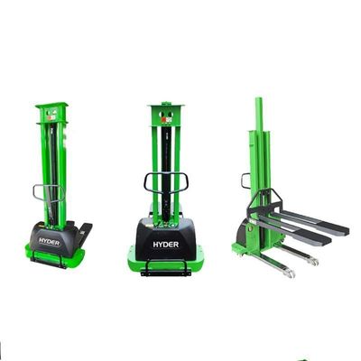 300kg/500kg/700kg/1000kg Self Loading Stacker Electric Forklift with Portable Design