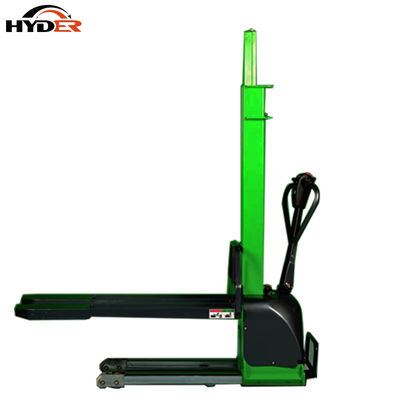 Portable Self Lift Ability Fork Stacker 1000kg Semi Electric Self Loading Pallet Stacker
