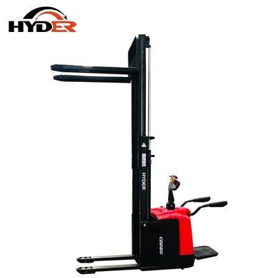 Fuel Electric Full Electric Pallet Stacker 2000kg for Manufacture Driving Stand-on