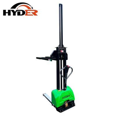 HSLF1000 Self Loading Stacker Portable Fork-Lift Height 800-1600mm Innolift Electric Pallet Stacker