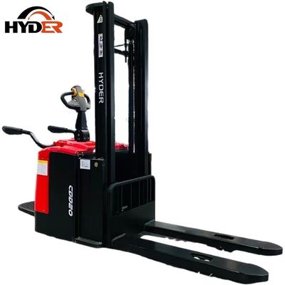 Lift Height 3000mm 1.5t Electric Pallet Stacker Standing Type Forklift Stacker with EPS