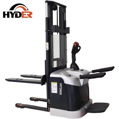 5.5m Lifting Height 2000kgs Load Capacity Stacker with 3 Stage Mast Load Center 500mm
