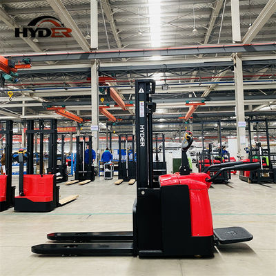 1500kgs Lifting Height 2.5 to 5.5m Standing on Stacker with Platform HTB15 and Stacker