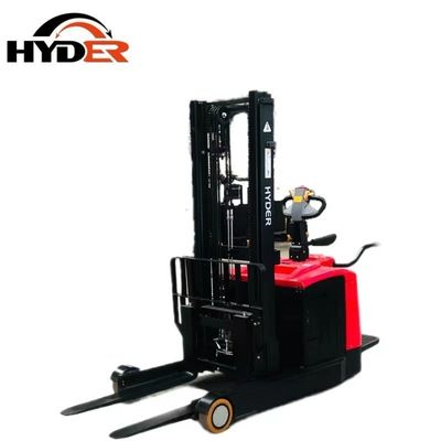 Hyder 1.5ton Electric Pallet Stacker with Small Reach and Battery Standing Forklift