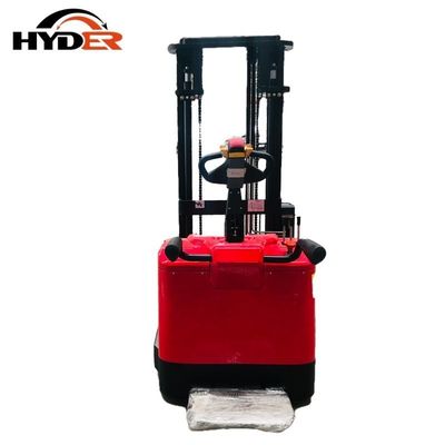 Hyder 1.5ton Electric Pallet Stacker with Small Reach and Battery Standing Forklift