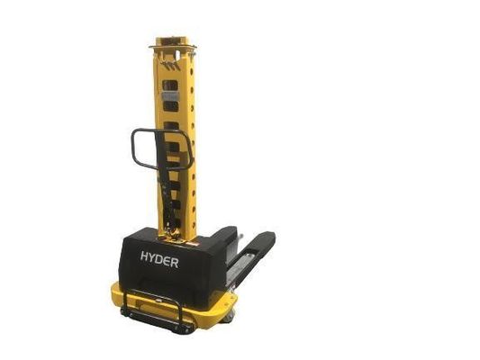 Self Lift Ability Electric Fork Stacker with Fuel-Electric Option and Charger Included