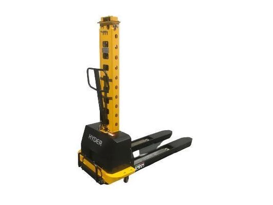 Self Lift Ability Electric Fork Stacker with Fuel-Electric Option and Charger Included