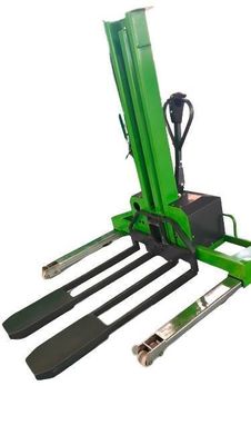 1300mm Lift Height Electric Self Loading Stacker Straddle Stacker for Block Pallets