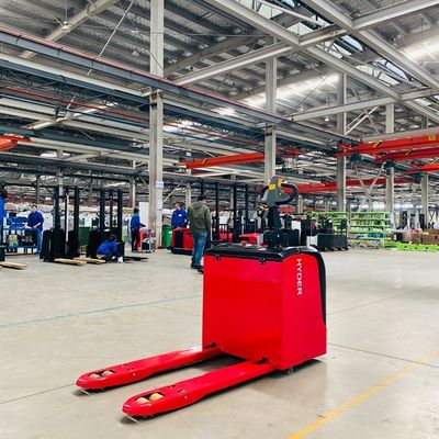 Stand on Electric Pallet Jack 2.5t with American Curtis Controller and Load Center 500mm