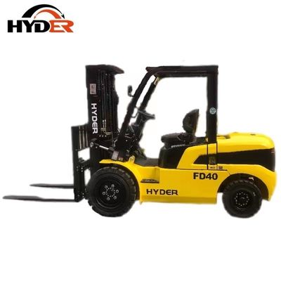 Diesel Forklift with Mechanical Transmission 4ton Capacity and Customizable Attachment