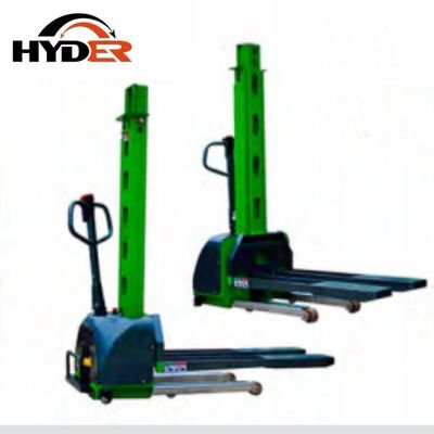 1000kg Lithium Power Self Loading Portable Forklift Stacker with 400mm Load Center
