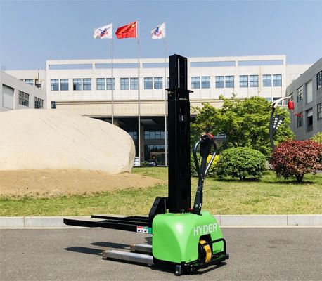 Full Electric Self Loading Stacker 0.5ton Self-Lifting Pallet Loader 2110X850X2070MM