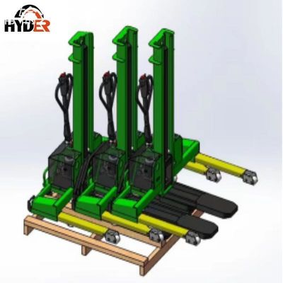 Self Lifting Stacker with 500kg Load Capacity 0.8m 1m 1.3m Lifter Height Straddle Leg
