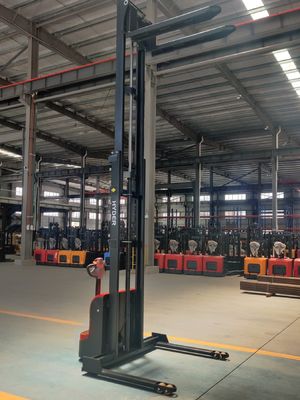 Htb15e Full Electric Pallet Stacker Lifter Straddle Electric Stacker for Block Pallets